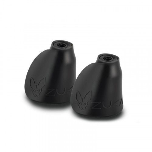 Zuka - Collare in Silicone per Mantelle Black 2pz