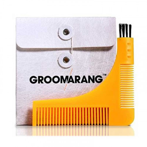 GROOMARANG Beard Shaping & Styling Template Comb