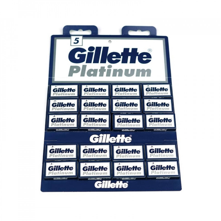 Gillette - Platinum Box 100 Lame da Barba