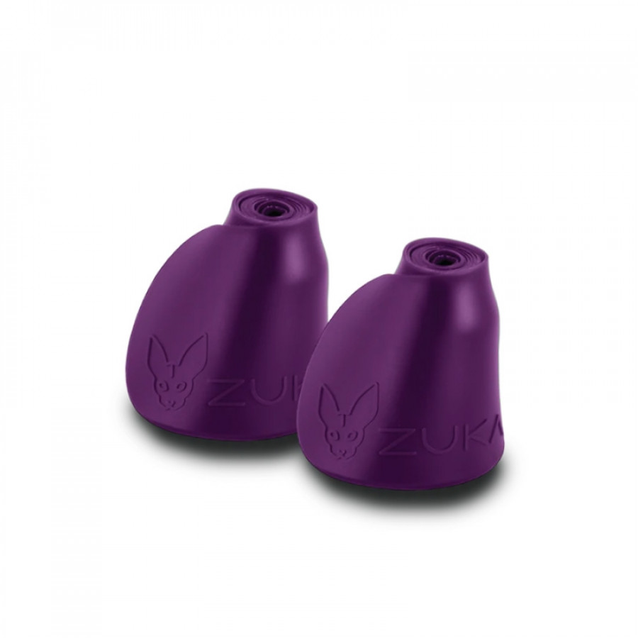 Zuka - Collare in Silicone per Mantelle Purple 2pz