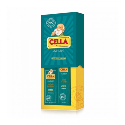 Cella - Kit Crema da Barba Bio + Balsamo Dopobarba Bio