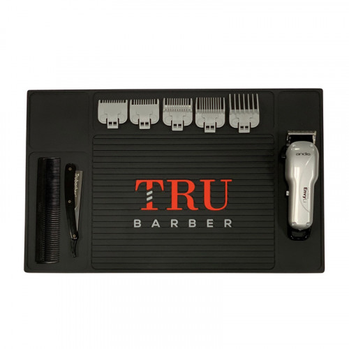 TruBarber - Tappetino Barber Mat Organizer Black