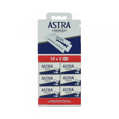 Astra - Superior Stainless Box 50 Lame da Barba Doppio Bordo