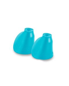 Zuka - Collare in Silicone per Mantelle Turquoise 2pz