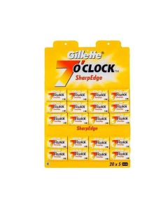 Gillette - 7 O' Clock Super Stainless Yellow Box 100 Lame da Barba