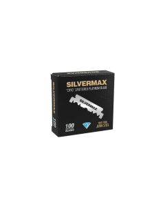 Silvermax - Box 100 Mezze Lame da Barba Single Edge