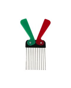 Pettine Districante Barber Afro Metal Comb
