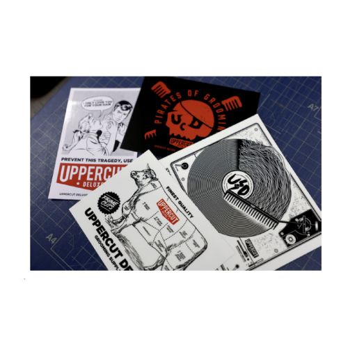 Uppercut Deluxe - Set di 4 Adesivi Prime Rib Sticker Pack