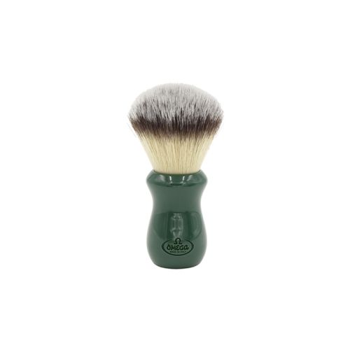 omega-pennello-da-barba-sintetico-hi-brush-manico-verde-46901