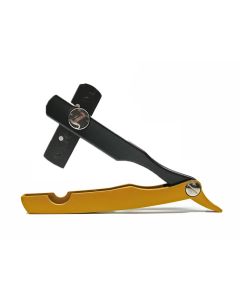 Irving Barber - Rasoio a Mano Libera Cerakote Series Black/ Gold