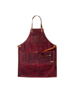 Dapper Dan - Barber Apron Oxblood Red