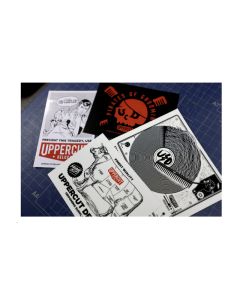 Uppercut Deluxe - Set di 4 Adesivi Prime Rib Sticker Pack