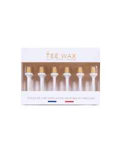 Tee Wax - Bastoncini di Cera per Rimozione Peli Naso/Orecchie 12pz