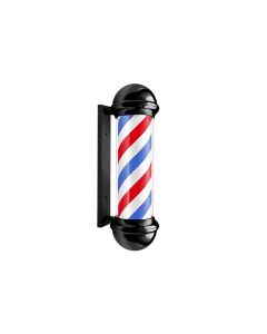 Barber Pole Luminoso da Parete Black con Luce e Rotazione 70cm