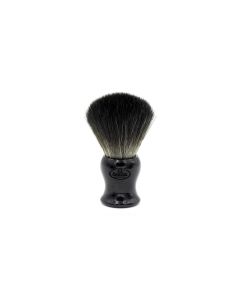 Omega - Pennello da Barba Sintetico Hi-Brush Manico Nero 96902