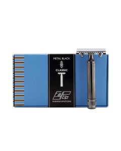 Fatip - Rasoio di Sicurezza Grande Metal Black Open Comb