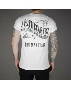 Apothecary 87 - T-Shirt The Man Club White