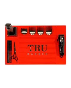 TruBarber - Tappetino Barber Mat Organizer Red