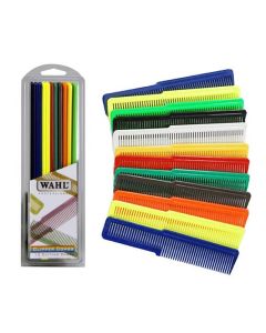 Wahl - Pettini da Taglio Colorati per Tagliacapelli 12pz